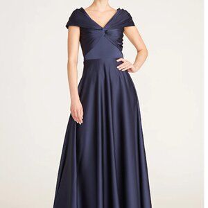 THEIA COUTURE TWIST A LINE GOWN